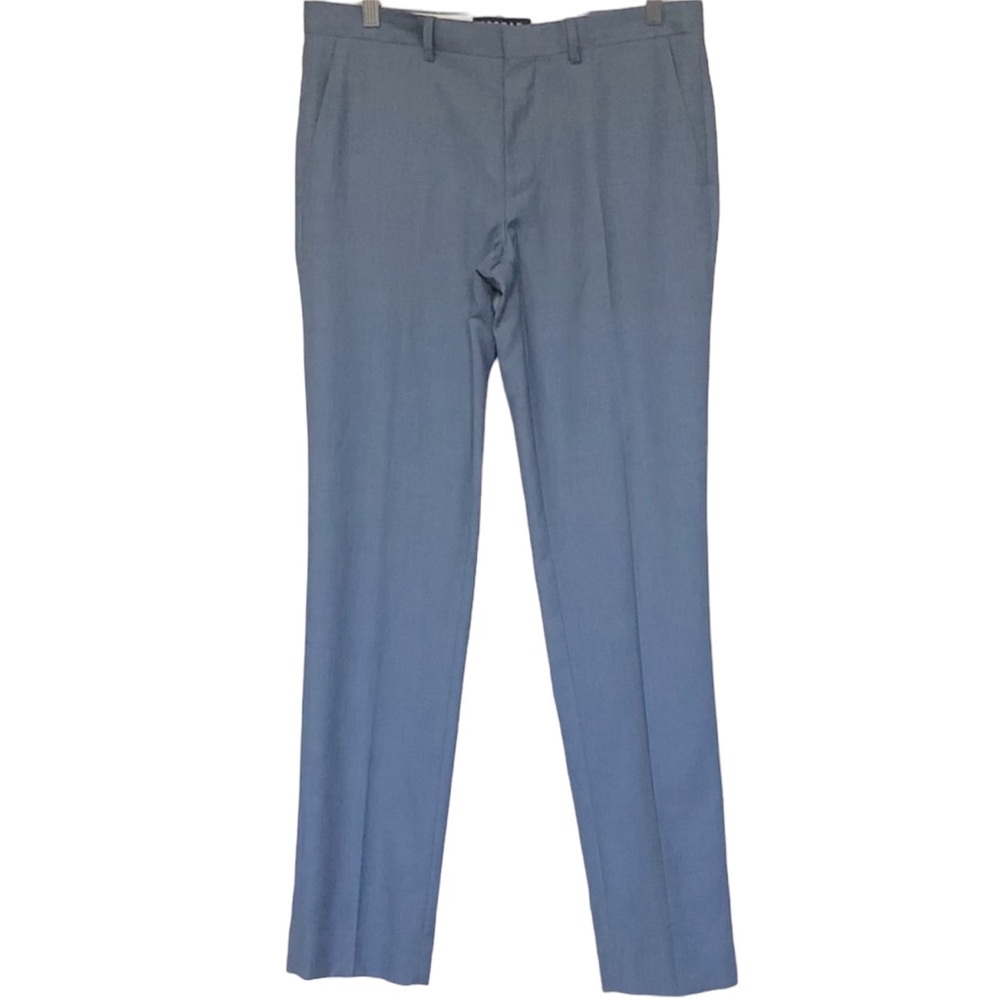 NWT Topman Slate Blue Menβs Dress Pants Sz 32